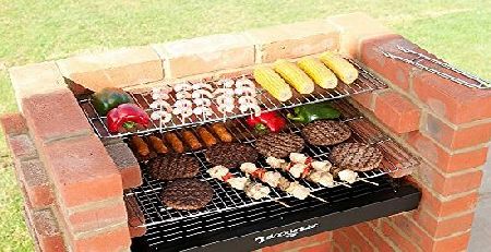 Black Knight BRICK BBQ KIT WITH WARMING RACK amp; STORAGE BAG