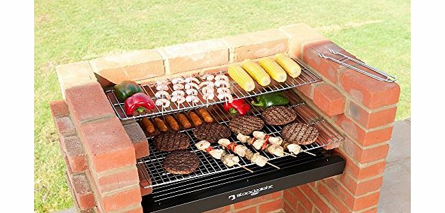 Black Knight BRICK BBQ KIT WITH WARMING RACK, COVER amp; STORAGE BAG