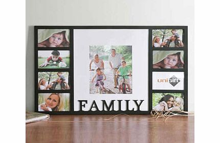 Nine Multi Photo Family Wall Hanging Photo