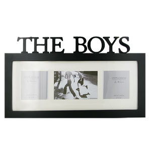 Triple The Boys Wall Photo Frame