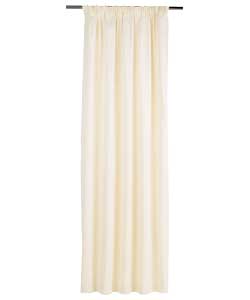 Pencil Pleat Cream Curtains - 66 x 72