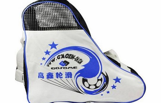 Blancho Skate Carry Bag Skate Roller Bag Roller Derdy Tote Ice Skate Sack Blue, L