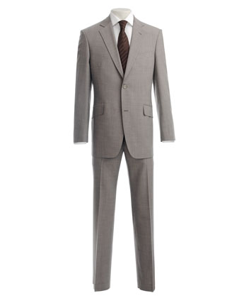 Mens Suit Blazer Beige Mohair Look