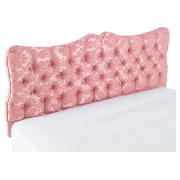 Blenheim Double Headboard, Rose Damask
