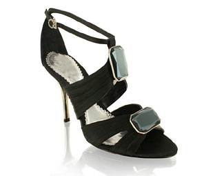 Jewel Trimmed T-Bar Sandal