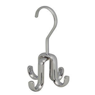 Axis Chrome Wardrobe Storage Rod Hook With 4 Hooks