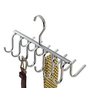 Axis Wardrobe Storage Chrome Tie And Belt Hanger