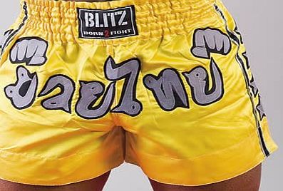 Sport Adult Muay Thai Fight Shorts Medium Black