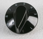 HOB CONTROL KNOB BLACK