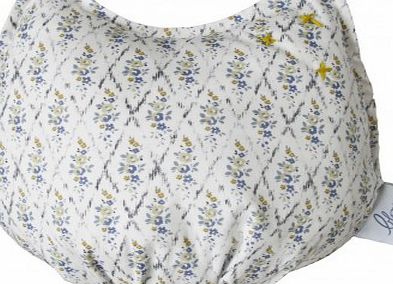 Blossom Paris Alphonse 23x25cm Cushion in Liberty Blue Mustard