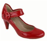 Agnes Red Patent Sz 8