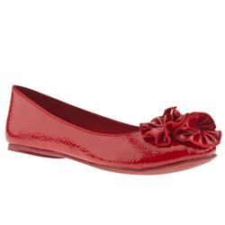 Female Blowfish Secret Patent Upper in Red