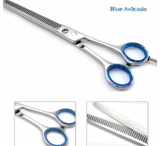 Blue Avocado 7 Pet Dog Cat Professional Grooming Hair Thinning Scissors Shears Pet Accessory