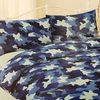 Blue Camouflage Single Duvet Cover