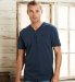 Pure Cotton Y Neck Button T-Shirt