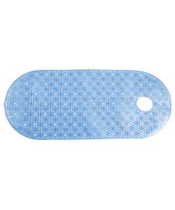 Blue PVC Bath Mat