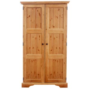 Blue Skies Fitted Wardrobe- Antiqued Pine