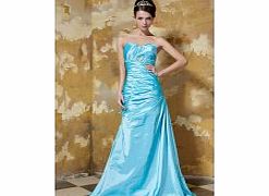 Blue Sweetheart Terse Bridesmaids (Taffeta