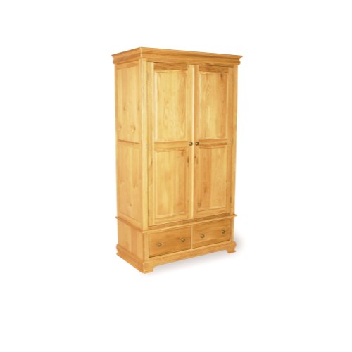 Bluebone Elk River Oak 2 Door Double Wardrobe