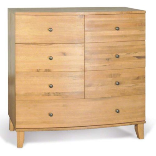 Monaco Solid Oak 6+1 Drawer Chest