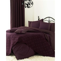 Blythe Aubergine Bed Runner