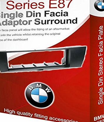 BMW 1 Series E87 stereo radio Facia Fascia adapter panel plate trim CD surround