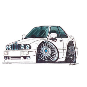 E30 325I - White T-shirt