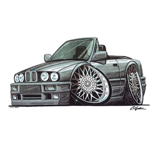 E30 Cab - Grey T-shirt