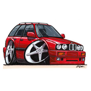 E30 Estate - Red Kids T-shirt