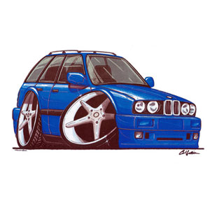 E30 Estate -Blue T-shirt