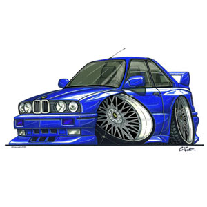 E30 M3 - Blue T-shirt