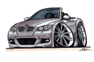 E90 Cabrio - Silver Kids T-shirt