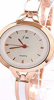 Bocideal 1PC Fashion Gold Elegant Women Girl Bracelet Watch Quartz OL Ladies Wrist Watch