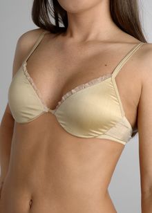 Bodas Gold Ruffle padded bra