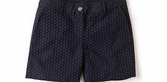 Bistro Short, Navy Broderie,Pink,Navy