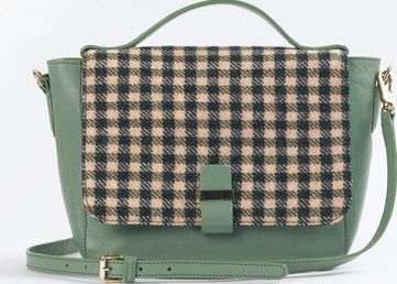 Boden Bloomsbury Crossbody Bag Reed Leather/Tweed