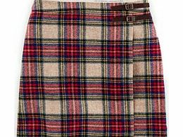 British Tweed Kilt, Cream,Brown,Red 34367177