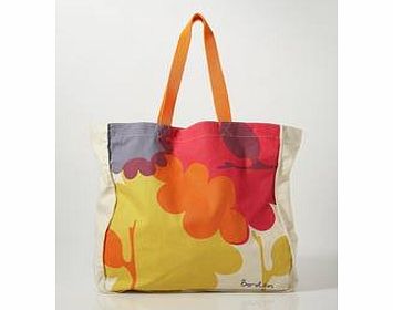 Boden Canvas Shopper, Multi Kaleidoscope Floral,London