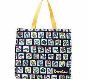 Boden Canvas Shopper, Seed Packets,Blue,Pink Lemonade