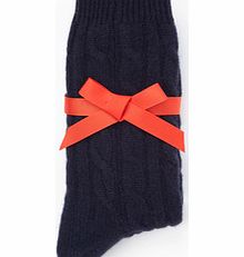 Cashmere Socks, Navy  Red Pepper,Grey Melange 