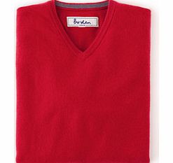 Cashmere V-neck, Red 34238311