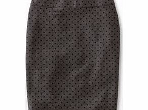 Boden City Wool Skirt, Dark Grey Melange Spot 33709536