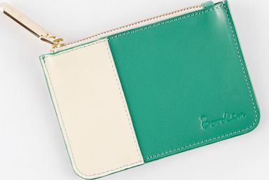 Boden Coin Purse Viridian/Ivory Boden, Viridian/Ivory