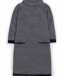 Dartmouth Tunic Dress, Navy/Ivory,Pewter/Grey