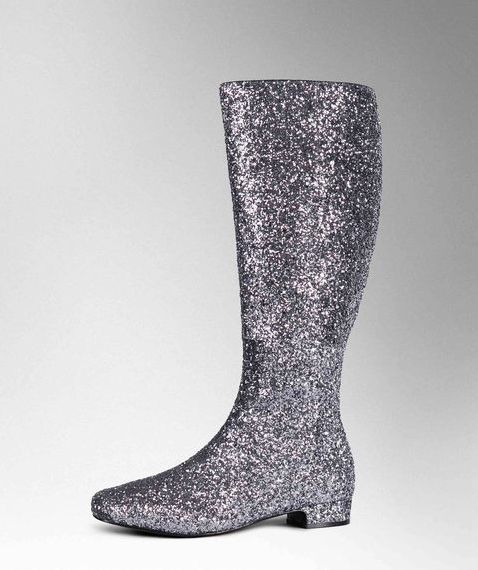 Boden Edie Boots Pewter Glitter Boden, Pewter Glitter