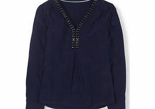 Boden Embellished Blouse, Freshwater Daisy,Blue 34735258