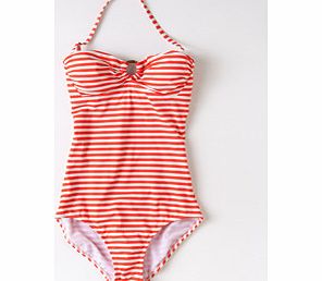 Boden Hoop Detail Swimsuit, Fruit Punch/Ivory,Iris