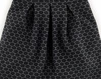 Boden Jersey Jacquard Skirt, Navy/Beige 34410191