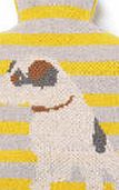 Boden Knitted Hot Water Bottle, Green 34501080