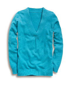 New Slouchy V-neck (Cashmere)